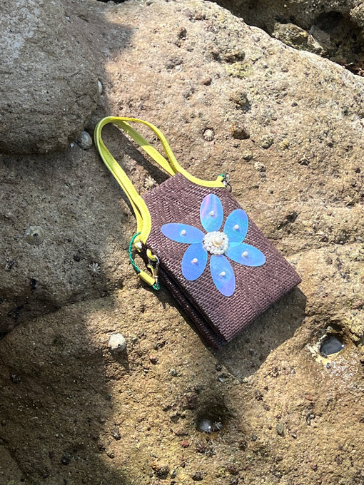 double bulsa bag in kwintas in cacao/mint